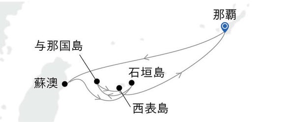 MITSUI OCEAN FUJI ベランダスイートE【那覇発着】飛んでクルーズ沖縄Bコース~与那国島・西表島・蘇澳~(7日間)2